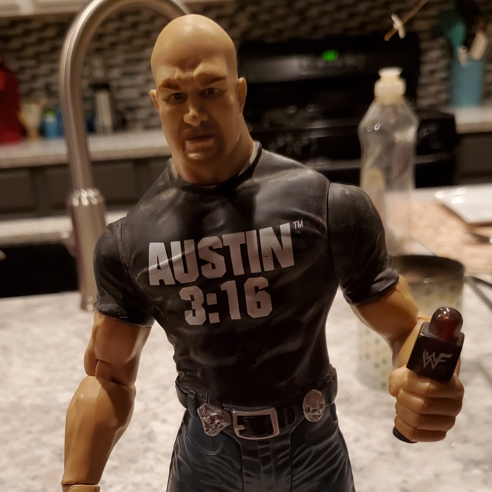 Talking Steve Austin Figure WWE
